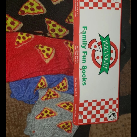 Fun ocks cool cat and pizza sock family pack NWT - Picture 3 of 5